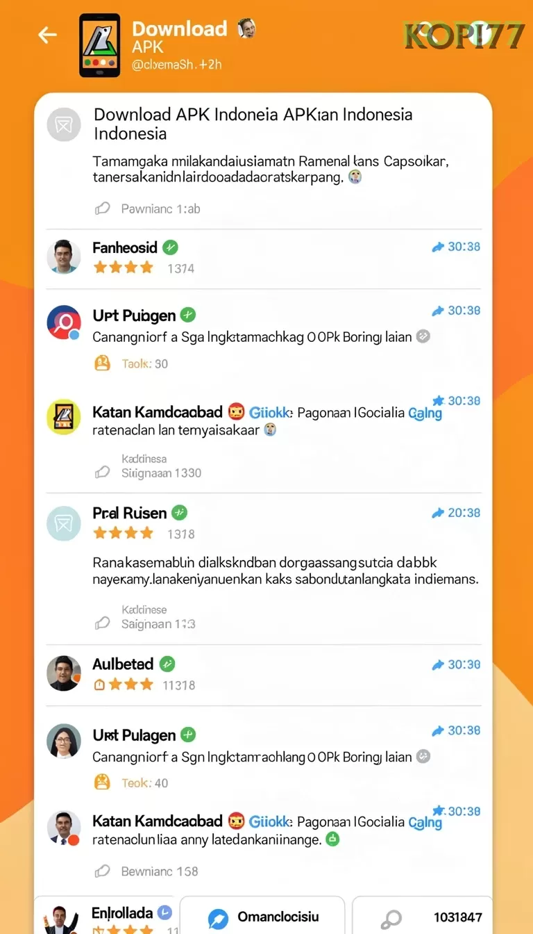 Cuplikan layar RP55 — halaman utama