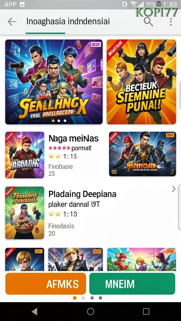 Cuplikan layar ISOTOTO — menu navigasi